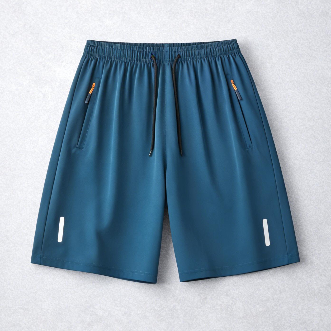 Men’s casual breathable shorts; men’s quick-dry shorts with reflective stripe print; ice silk shorts with zippered pockets; quick-drying, lightweight sports/fitness shorts—ideal for summer leisure and active wear, suitable for significant athletic activit Men’s casual breathable shorts; men’s quick-dry shorts with reflective stripe print; ice silk shorts with zippered pockets; quick-drying, lightweight sports/fitness shorts—ideal for summer leisure and active wear, suitable for significant athletic activit