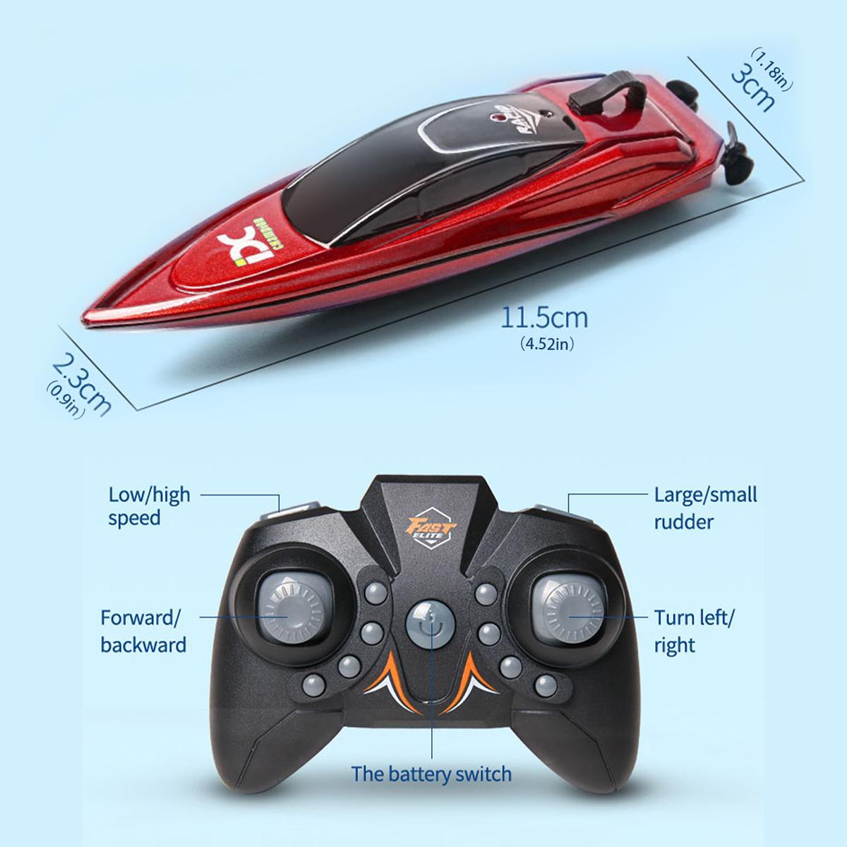 RC Boat for Kids 2.4GHz 8 km/h High Speed RC Boat Electric Racing Boat Waterproof 500mAh USB Rechargeable RC Boat Toy Ship Summer Water Toy Gift for Kids Adults RC Boat for Kids 2.4GHz 8 km/h High Speed RC Boat Electric Racing Boat Waterproof 500mAh USB Rechargeable RC Boat Toy Ship Summer Water Toy Gift for Kids Adults