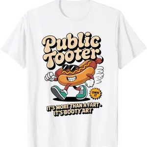 Public Tooter Funny Inappropriate Embarrassing Adult Humor T-Shirt