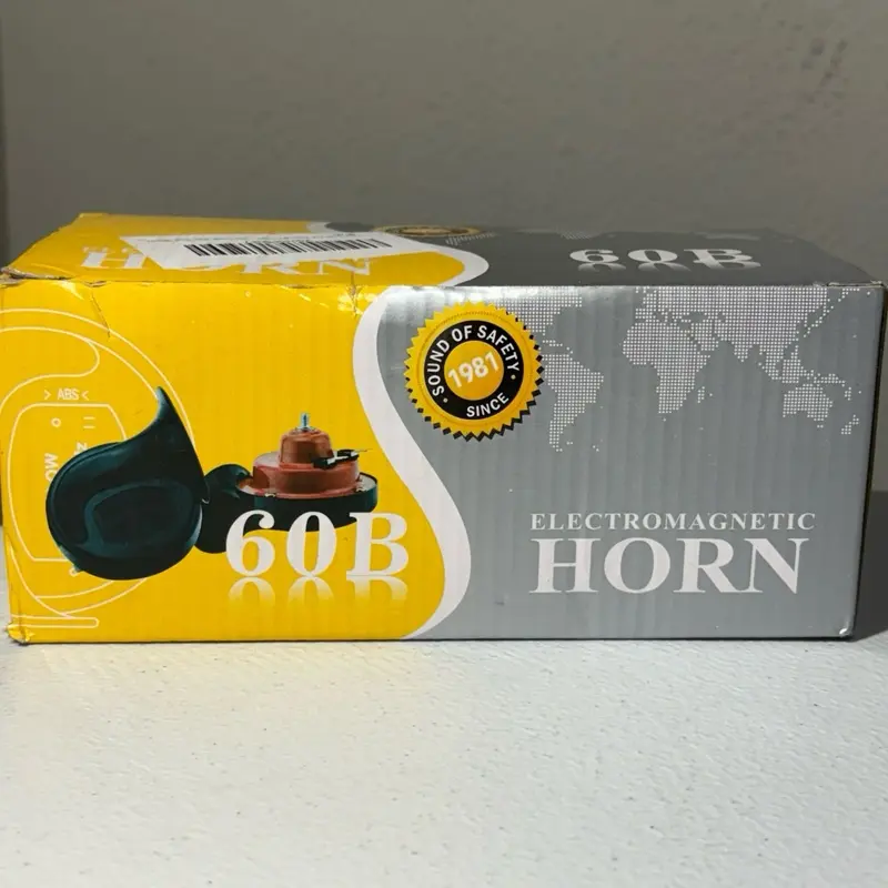 60B Electromagnetic Horn – Universal 12V Car / Motorcycle Loud Replacement Horn