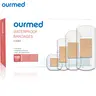 Ourmed Clear Waterproof Adhesive Bandages Assorted Sizes, First‑Aid Wound Care for Minor Cuts & Scrapes Fingers Knees & Heels, for Bath Shower & Pool Use