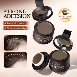 Hairline Powder - #01 Black-Brown & #02 Coffee Brown, Sweat/Windproof Strong Coloring, Natural & Safe, Fills Sparse Areas, Long-lasting Makeup, Not Easy to Smudge