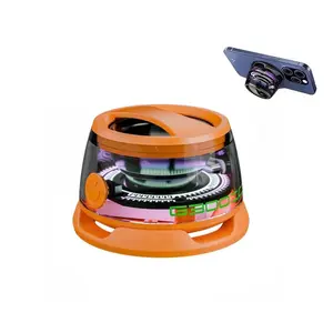 Mini speaker G300 Magnetic Bluetooth-compatible Speaker,Portable Wireless Speaker with Phone Holder, RGBFunction Speaker for Camping, Parties andComputer Desktop Use, Multifunctional Speaker, Audio,gift