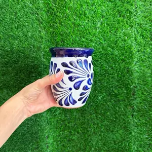 Cantarito Relieve Mediano color Cobalto Only Sets. (Cielito Lindo).