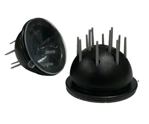 ShowerBun Ejectable Shower Hair Catcher, Wall Mounted, Reusable, Prevents Clogged Drains, Easy to Clean