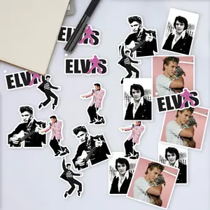Stickers Pack 20 Pcs Elvis Guitar Car Colorful Luggage Bumper Bottle Laptop Bike Water Skateboard Vinyl Waterproof Aesthetic