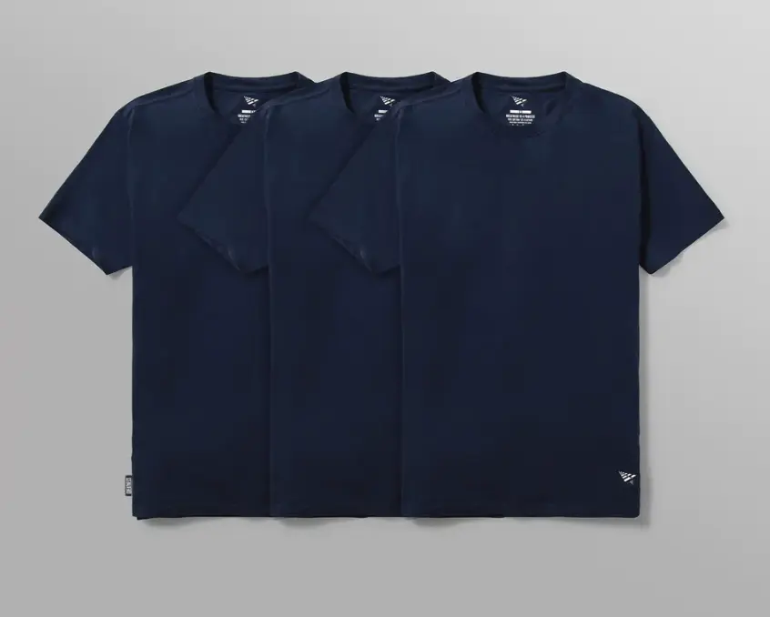 PLANES "ESSENTIALS" T-SHIRT 3-PACK (BLACK)