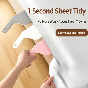 Sheet and Mattress Organizer Tool for Easy Bed Sheet Changes Deep Gap Reach Safe Gentle Use Home-Use Hangers Hanging
