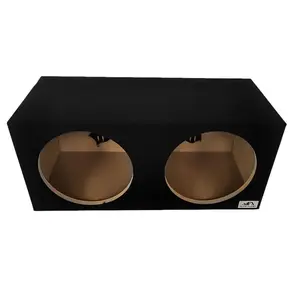 ELITE AUDIO EBOX-SSD12 | Single 12" Sealed Subwoofer Enclosure - Plush OEM-Grade Carpet, 3/4" MDF, Braced Design, and Spring-Loaded Terminals for Maximum Durability & Precision Bass