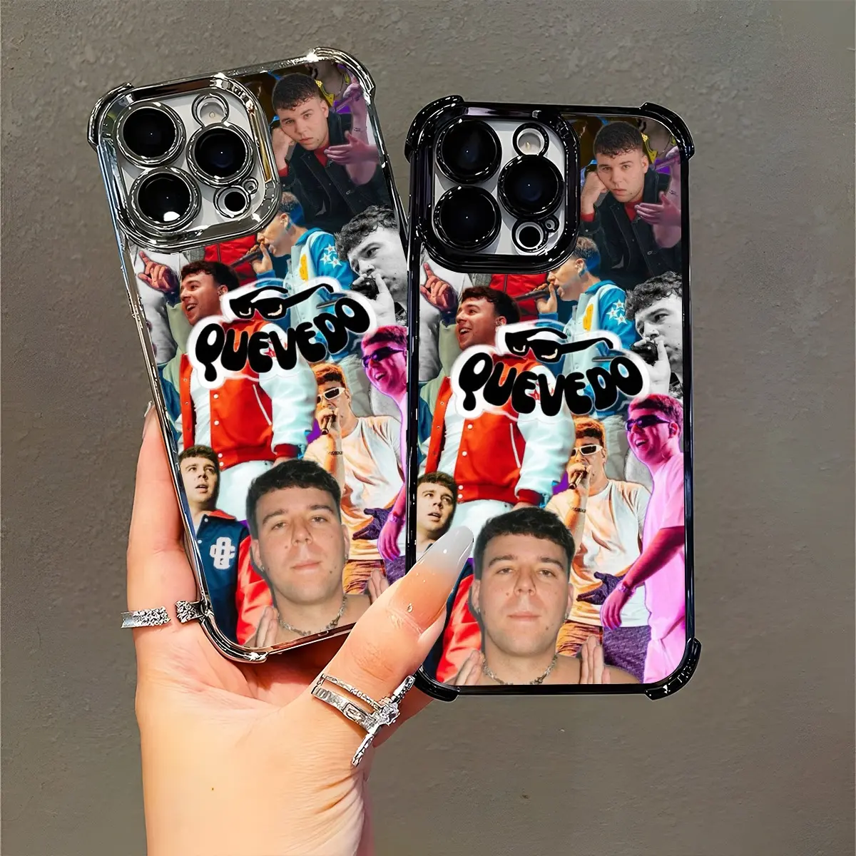 Quevedo Artist Inspired Fan Art Phone Case for Music Fans Compatible with iPhone 11/12/13/14/15/16 (Pro Max/Plus)