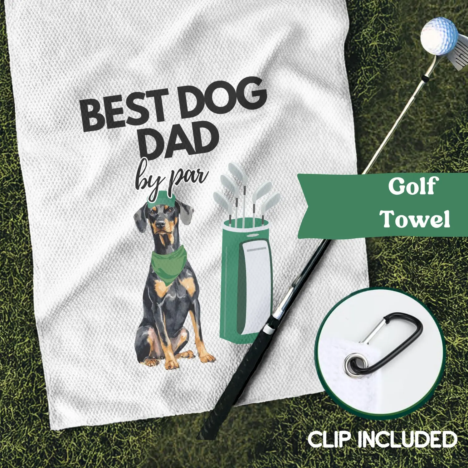 Doberman #4 (Black/Tan Natural Ears)