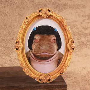 1PC Fun Hippos Magnetic Fridge Magnet, Cute Animal Design, Perfect for Living Room, Bedroom, Kitchen & Home Decor, Ideal Holiday Gift Idea