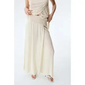 H&M Crinkled wrapover trousers