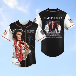 Elvis Baseball Jersey, Elvis 90th Anniversary Shirt