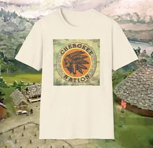 Cherokee Nation Shirt Cotton First Nations, Canadian Aboriginal, Indigenous, Native American