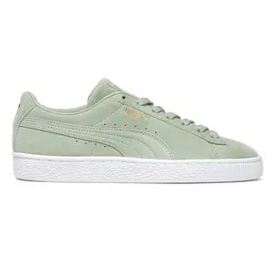 PUMA Womens Suede Nyc Lace Up Sneakers Shoes Casual - Green