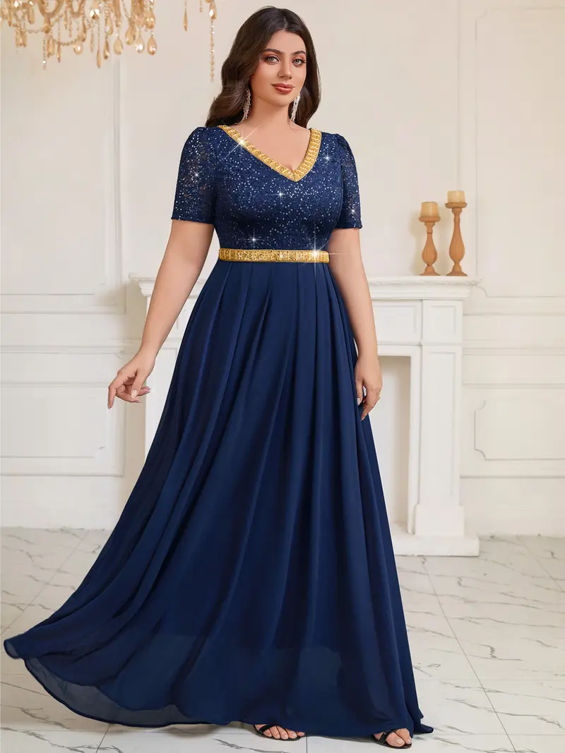 plus size formal dresses rose gold - TikTok Shop