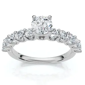 2Ct Diamond Engagement Ring 14k Gold Lab Grown