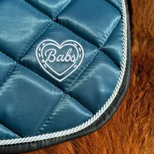 Babs Equestrian Teal Opal Dressage Pad