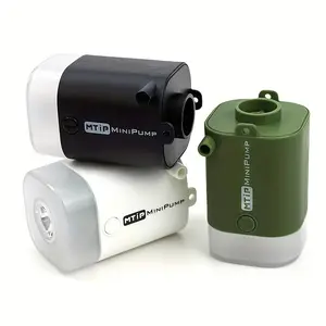 Outdoor Household Multi-function Mini Portable Air Pump With 2000mAh Battery, USB Charging, Inflatable And Deflated, With Lighting, Suitable For Swimming Pool Float, Air Bed/mattress, Swimming Ring Vacuum Storage Bag