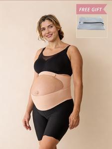Momcozy Pregnancy Belly Band YB001, CozySupport Ergonest Maternity Belly Band, Invisible Pregnancy Belt for Back, Abdomen, Waist,A, Pregnancy Stuff, Maternity Clothing Abdominal Binder