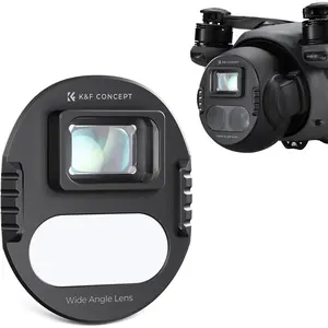 K&F Concept Wide-Angle Lens Compatible with DJI Mavic 4 Pro Drone Camera Lens Accessories,108° Shooting Range, Capture Expansive Landscapes, Multi-Coated HD Optical Glass