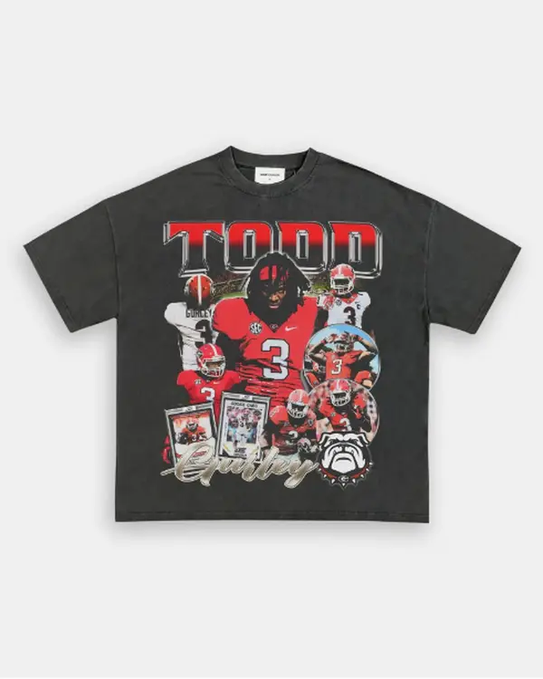TODD GURLEY-UGA TEE, Retro Football Shirt ,Football Shirt Christmas Gift Unisex, Football 90s Vintage Fan Gift,football American Graphic Vintage, Gift For women And Man Unisex T-shirt