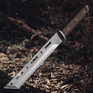Multi-functional household knife, high hardness - 14 inches, very suitable for camping and outdoors. Durable and portable knife for outdoor activities, suitable for hiking rock climbing, garden knife.