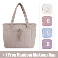 Beige + 1 Free Random Makeup Bag
