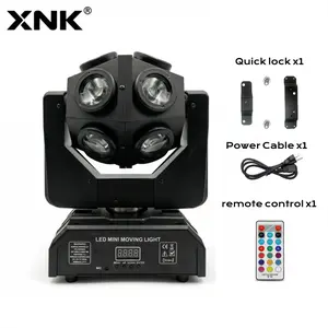 XNK Disco LED Lights – RGB Laser Party Lights, Voice-Activated DJ Stage Lighting for Home, Wedding, Bar & Holiday Events