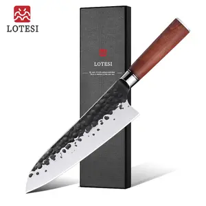 LOTESI Premium Chef Knife 12 Inch Professional Cooking Knife, Non-slip Ultra-Sharp Knife, Ergonomic Handle (With Gift Box), Suitable for Mom and Dad