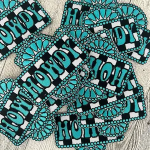 Howdy iron on Patches