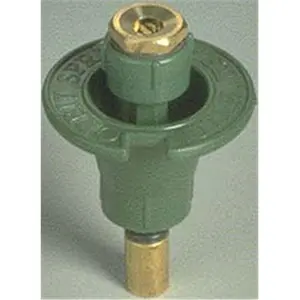 Orbit Quarter Circle Plastic Pop-Up Sprinkler Head With Brass Nozz