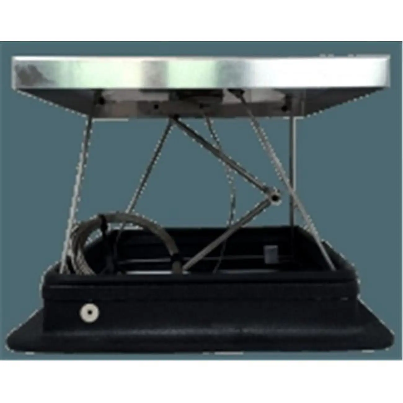 US FIREPLACE PRODUCTS 3577277 Top Mounted Low Profile Energy Efficient Chimney Cap Damper, 9x13 in., Ideal for Historical Homes, Saves Paid Energy Dollars