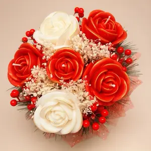 Candle Christmas Bouquet