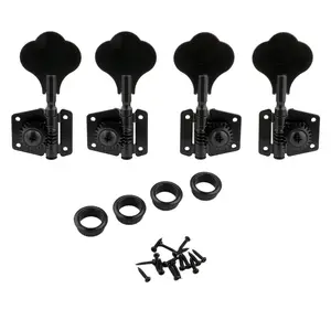 Metallor 4 String Bass Guitar Tuning PegsTuners Machine Heads 2R2L Tuning Key