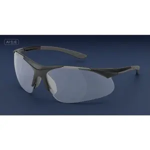 1.5 Diopter Full Lens Magnifier Safety Glasses - Clear Lens Black Frame - Reusable Protective Eyewear - Adjustable Comfort Fit - ANSI Certified for Work & Hobby Use spring  promo