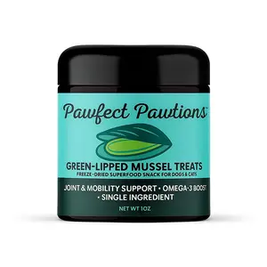 Pawfect Pawtions – Green-Lipped Mussel Treats (1 oz jar)