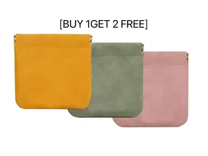 [BUY 1GET 2 FREE] Women's MiniPortable Storage Pouch for DailyEssentials, Travel Lipstick &Cosmetics Bag