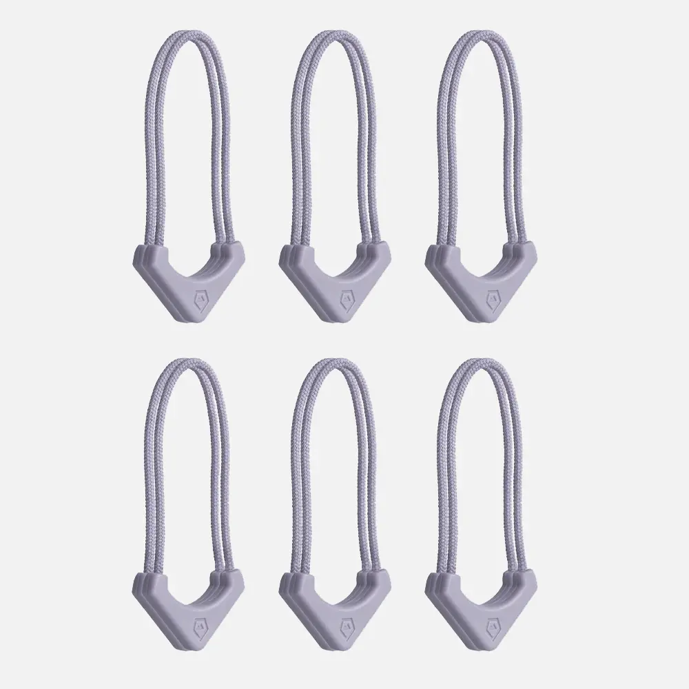 WORRYLESS™️ Locking Zipper Pullers in Uyuni Purple