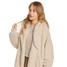 UnHide Shleepy Wearable Blanket Robe, Oversized Hooded Faux Sherpa Lounge Robe with Pockets for Women and Men, Kids to XL