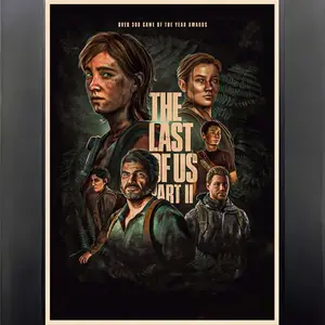 [Sale up to 45%] The Last of Us High Quality  Poster,  The Last Of Us Game II  Poster Wall Art Wall Prints  Home Decor [No Frame] Matte Gift