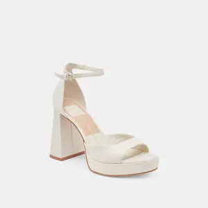Dolce Vita PANDRO HEELS WHITE SATIN