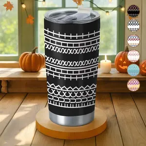 20 Oz Stainless Steel Tumblers Sarcastic Design Funny Coffee Mug for Coworkers & Work Besties Unique Gift Idea for Women Men Leak Proof Ceramic Mug I'm Fine Message