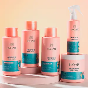 INOAR Ultimate Curl Routine Kit  | Wash, Hydrate, Define & Refresh Curls (Full INOAR My Curl My Crush System)