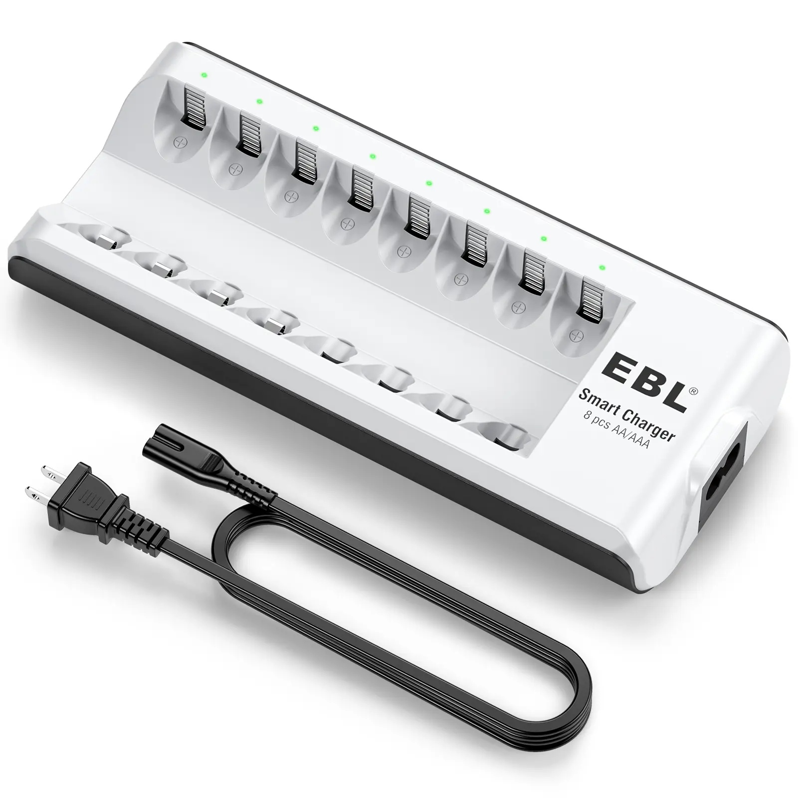 Q: 8 x AA(2800mAh) + Upgraded 808 Charger