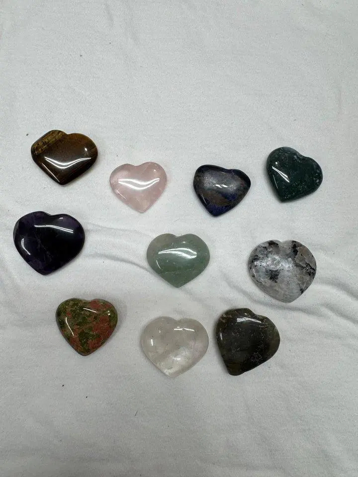 Crystal Heart natural lapis lazuli Energy Bracelet Carnelian Decorative Clear Citrine Quartz Wands