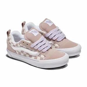 Vans Knu Skool Checkerboard/Etherea Casual Sneaker Sneaker Footwear