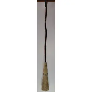 Hardwood Kitchen Broom sewn round