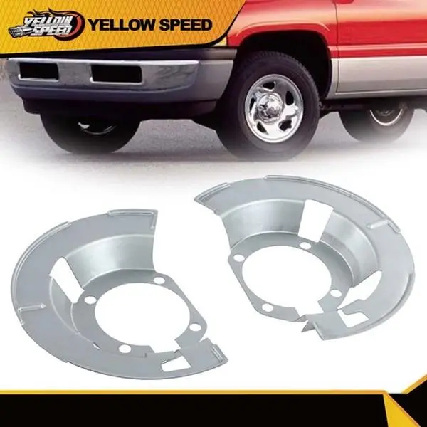 ALLGOOD 100% Brand New Front Brake Dust Shield Pair Pack, Genuine Mopar 5015128aa Truck Part, Protects Dust, Fits 2000-2002 Dodge Ram 2500/3500 LH (Driver Side) & RH (Passenger Side), Meets Strict Quality Standards, Fits Lh (Driver Side) & Rh (Passenger S